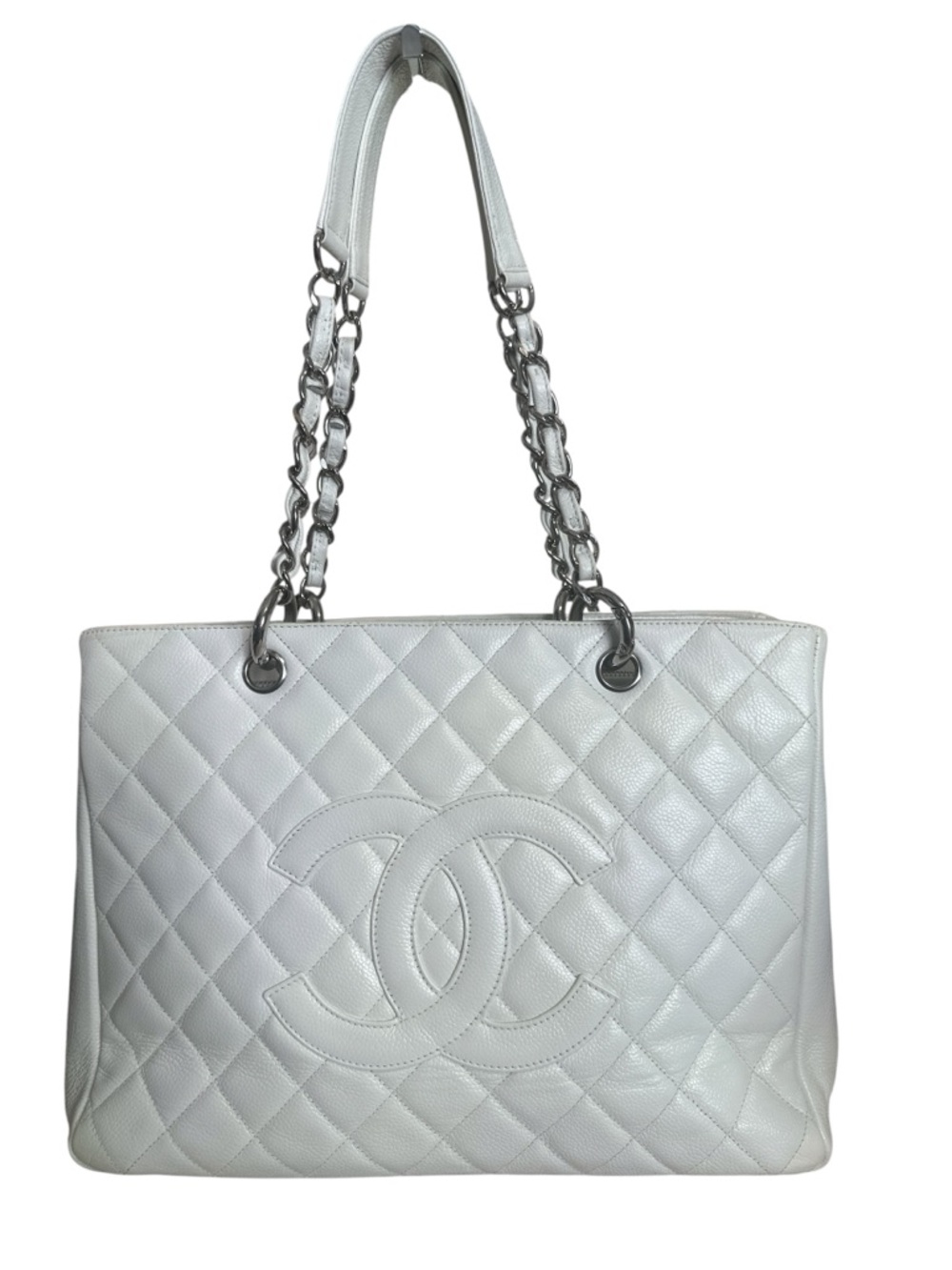 Chanel Caviar GST Quilted Leather Shoulder Tote